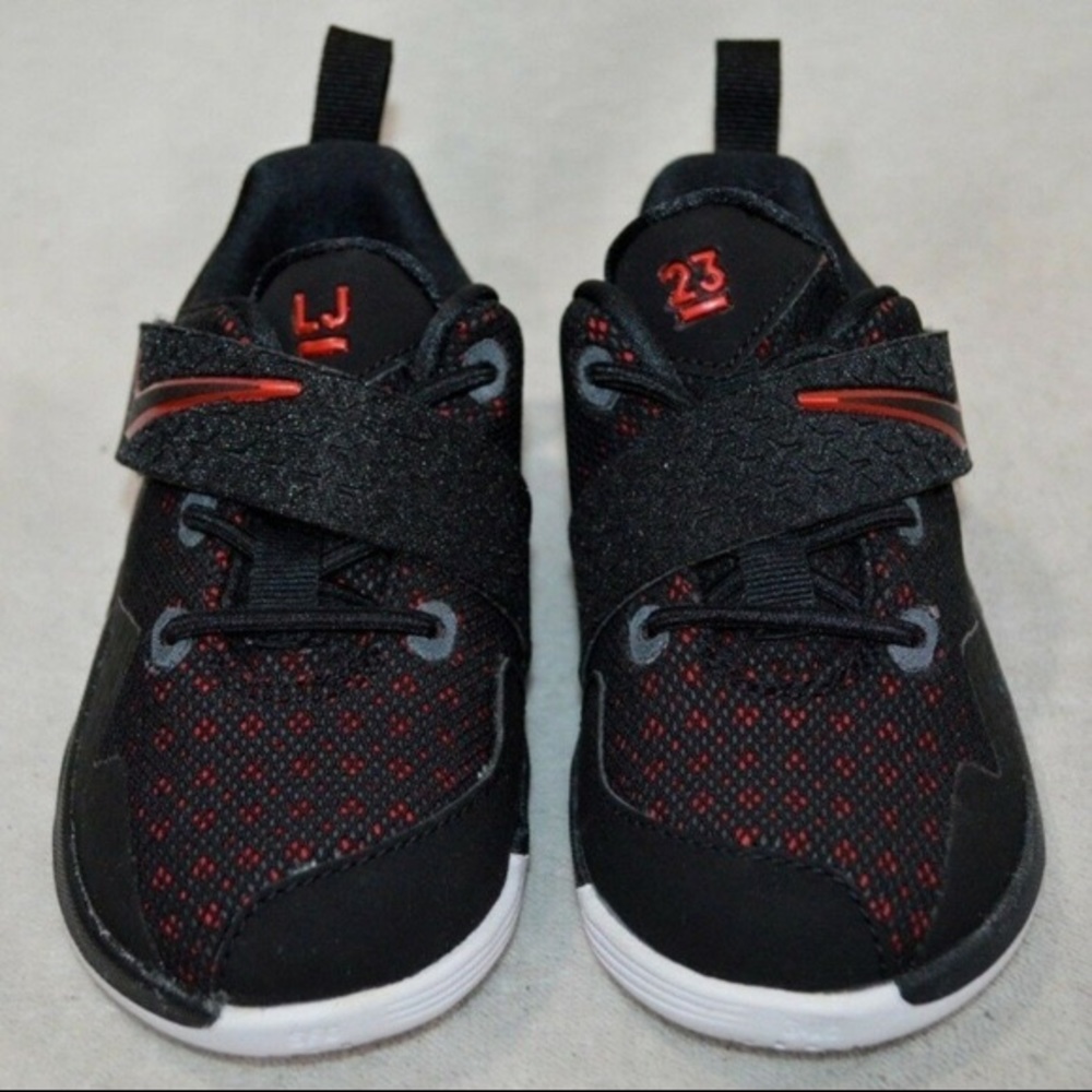 Lebron XIV TD Black Shoes Toddler Boy’s Size 9C